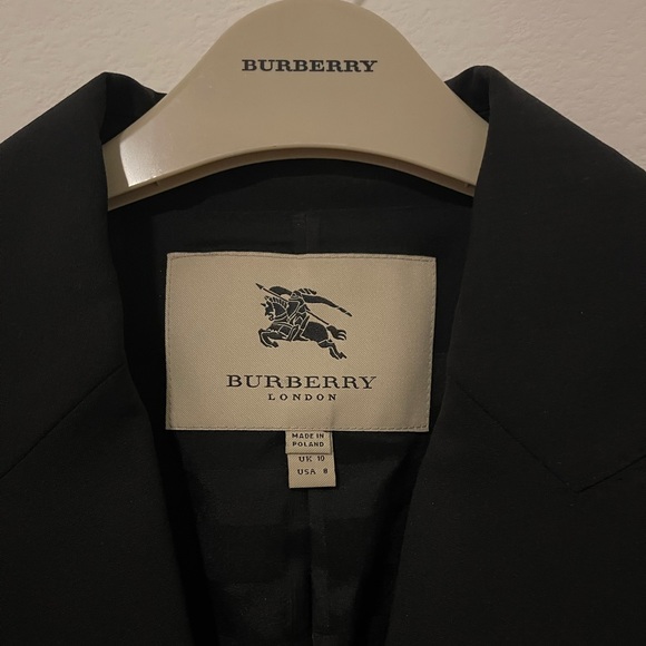 Burberry Blazer - NEW w/o tags, size US 8 - Black - Picture 4 of 5